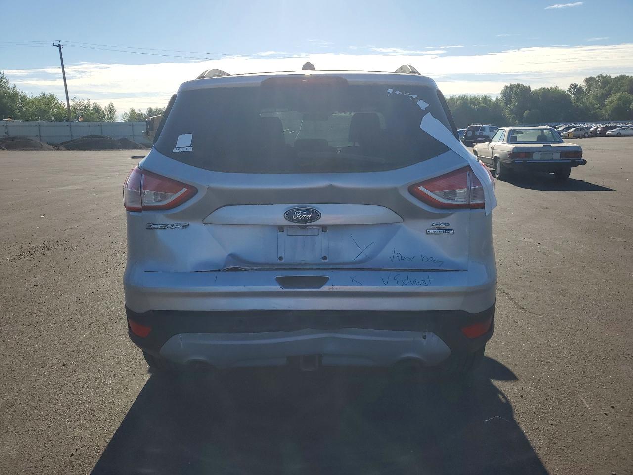 2015 Ford Escape Se Silver vin: 1FMCU9G99FUA52931