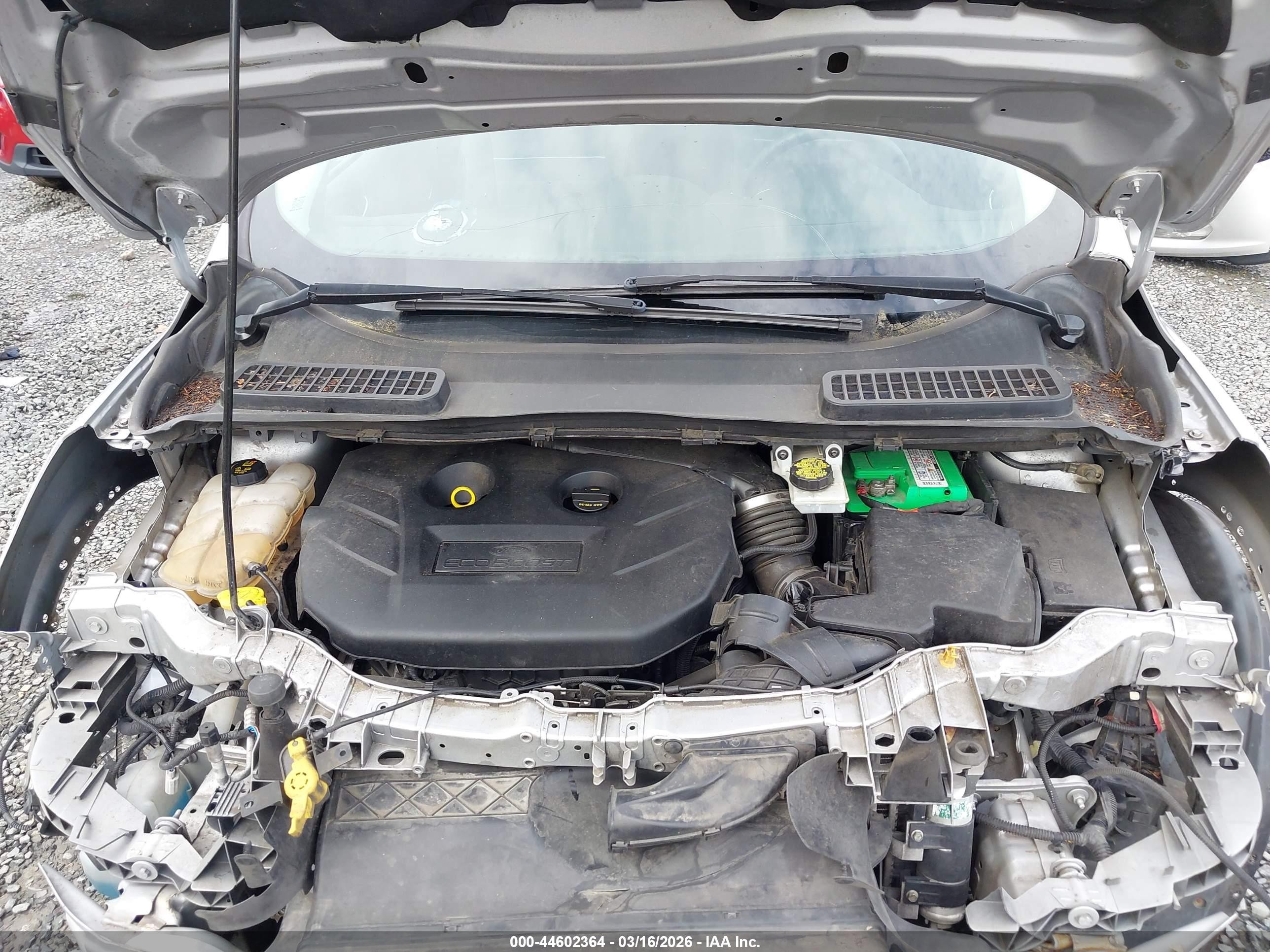 2015 Ford Escape Se Gray vin: 1FMCU9G99FUA67591