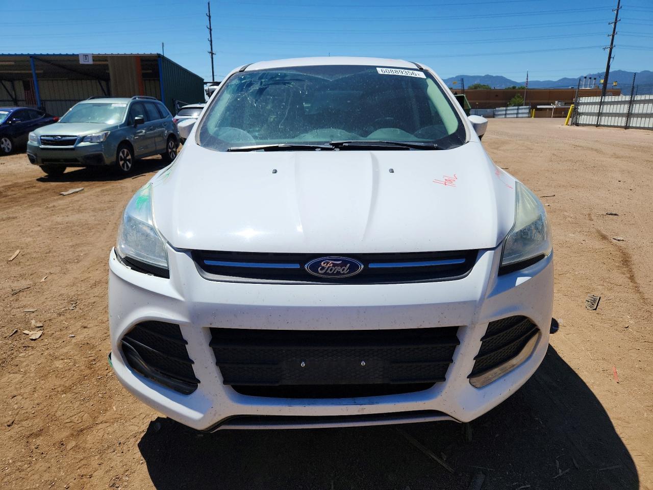 2015 Ford Escape Se Белый vin: 1FMCU9G99FUA81491