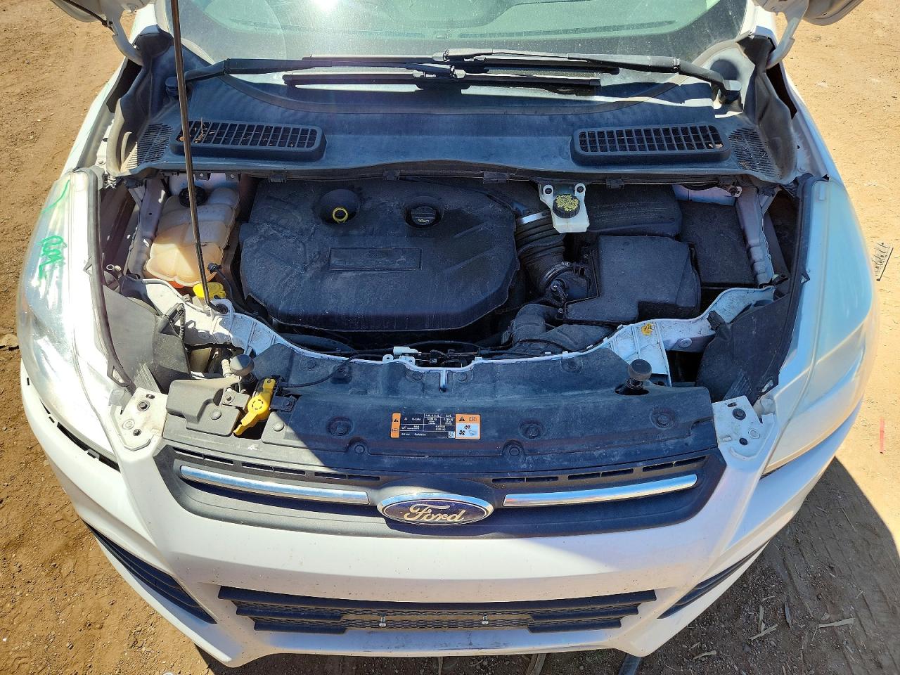 2015 Ford Escape Se Белый vin: 1FMCU9G99FUA81491