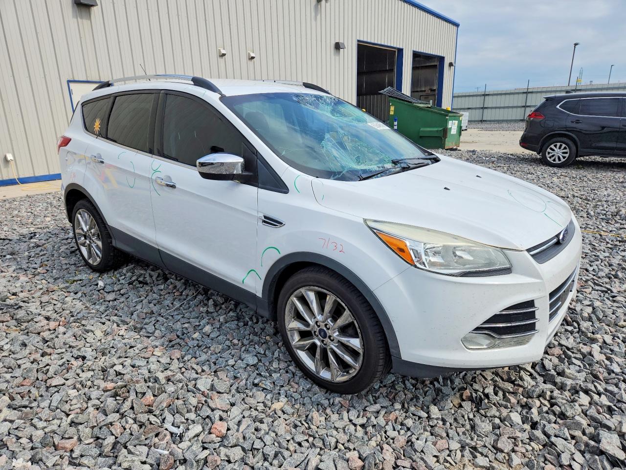 2015 Ford Escape Se White vin: 1FMCU9G99FUB11282