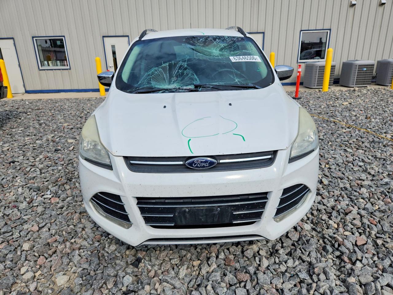 2015 Ford Escape Se White vin: 1FMCU9G99FUB11282