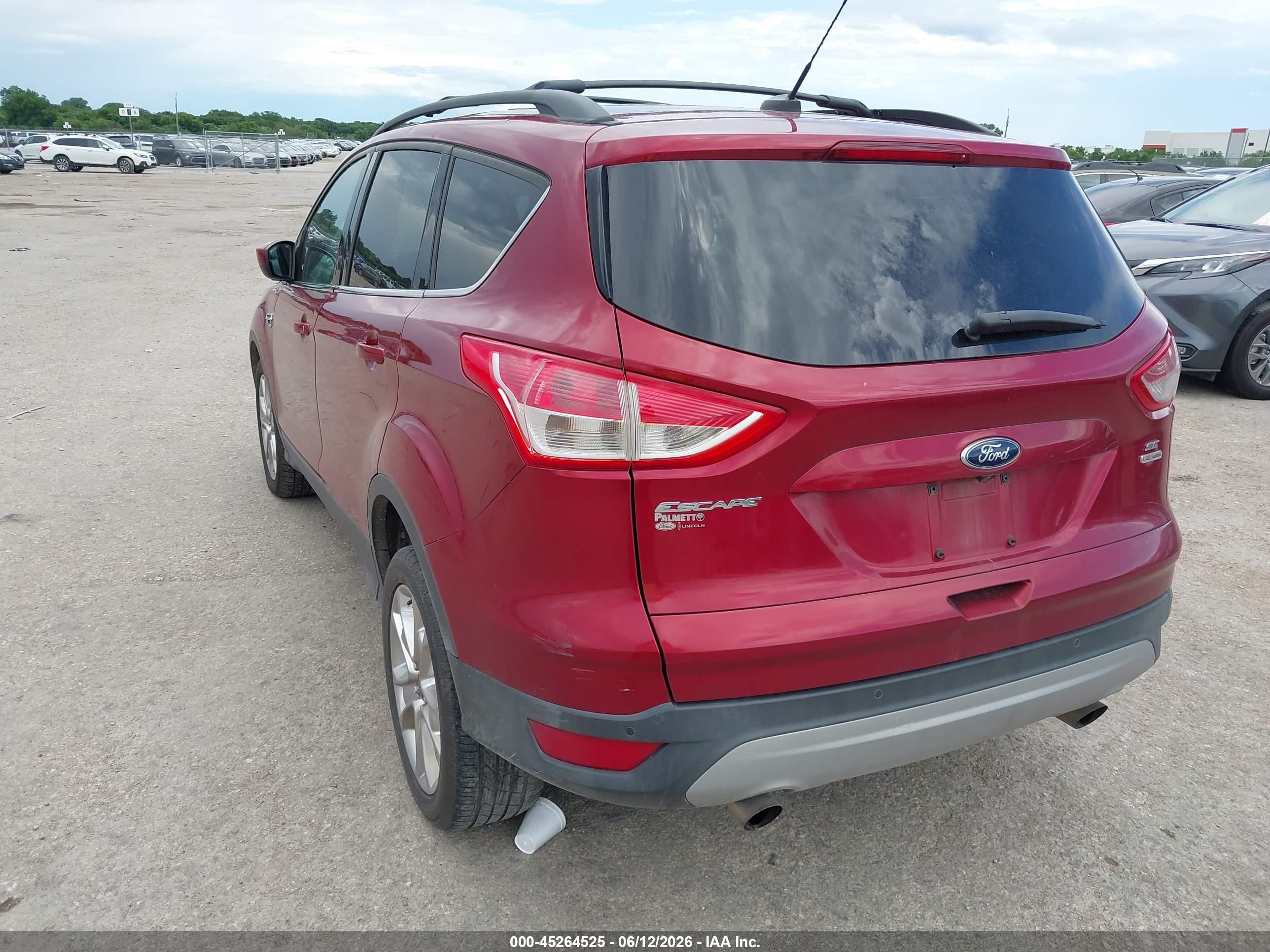 2015 Ford Escape Se Бордовый vin: 1FMCU9G99FUB77671