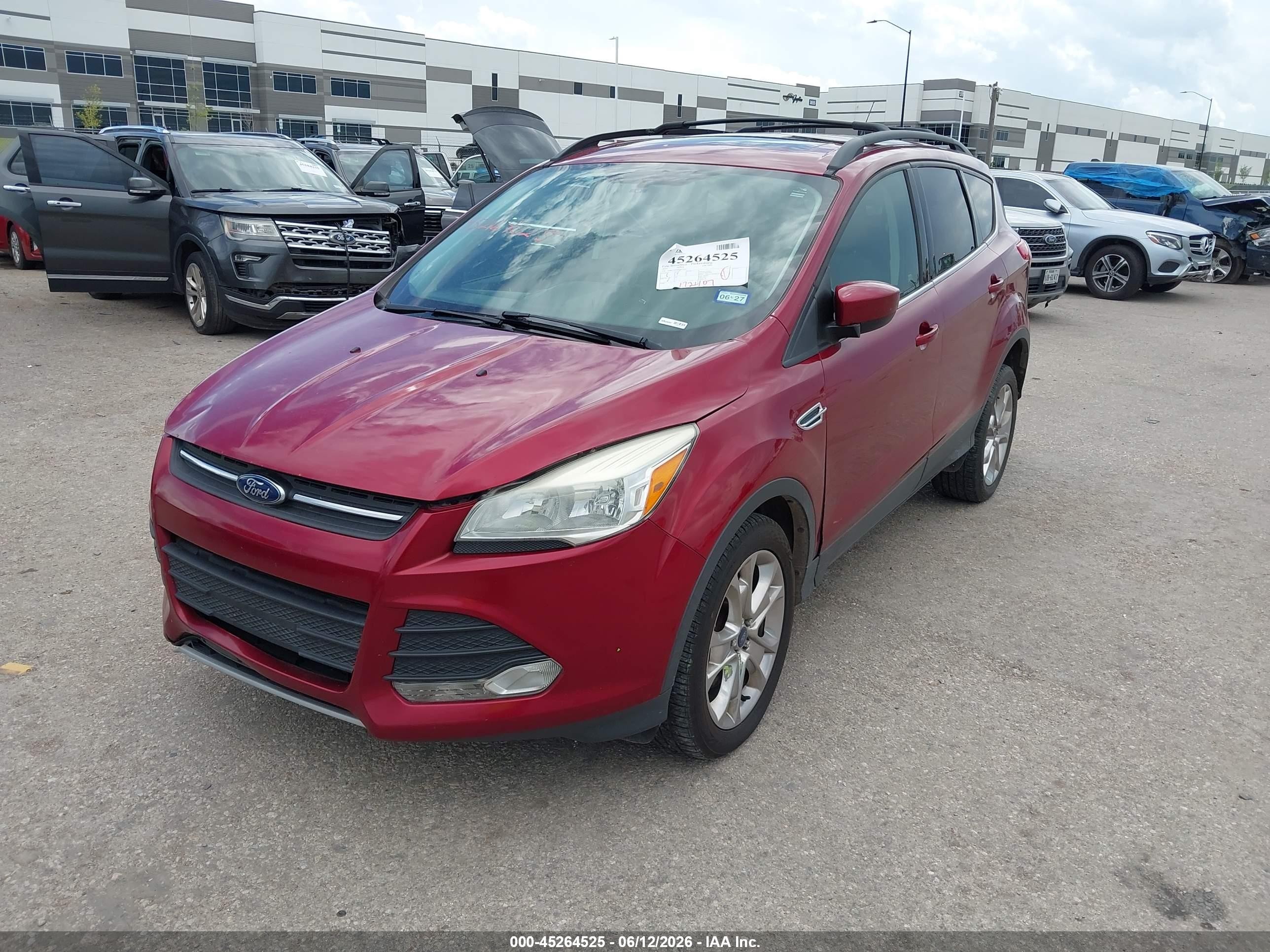 2015 Ford Escape Se Бордовый vin: 1FMCU9G99FUB77671