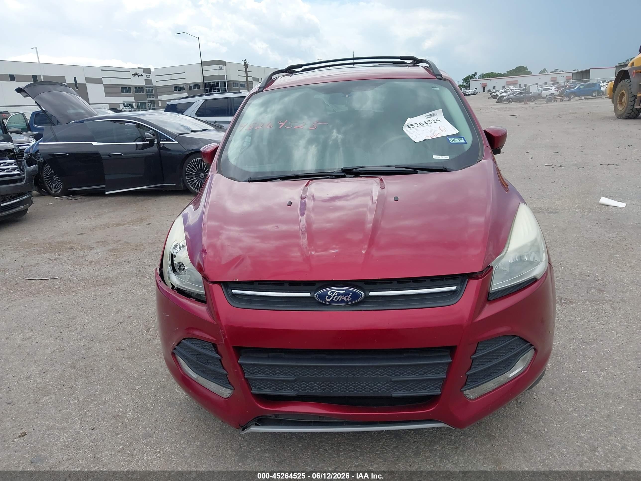 2015 Ford Escape Se Бордовый vin: 1FMCU9G99FUB77671
