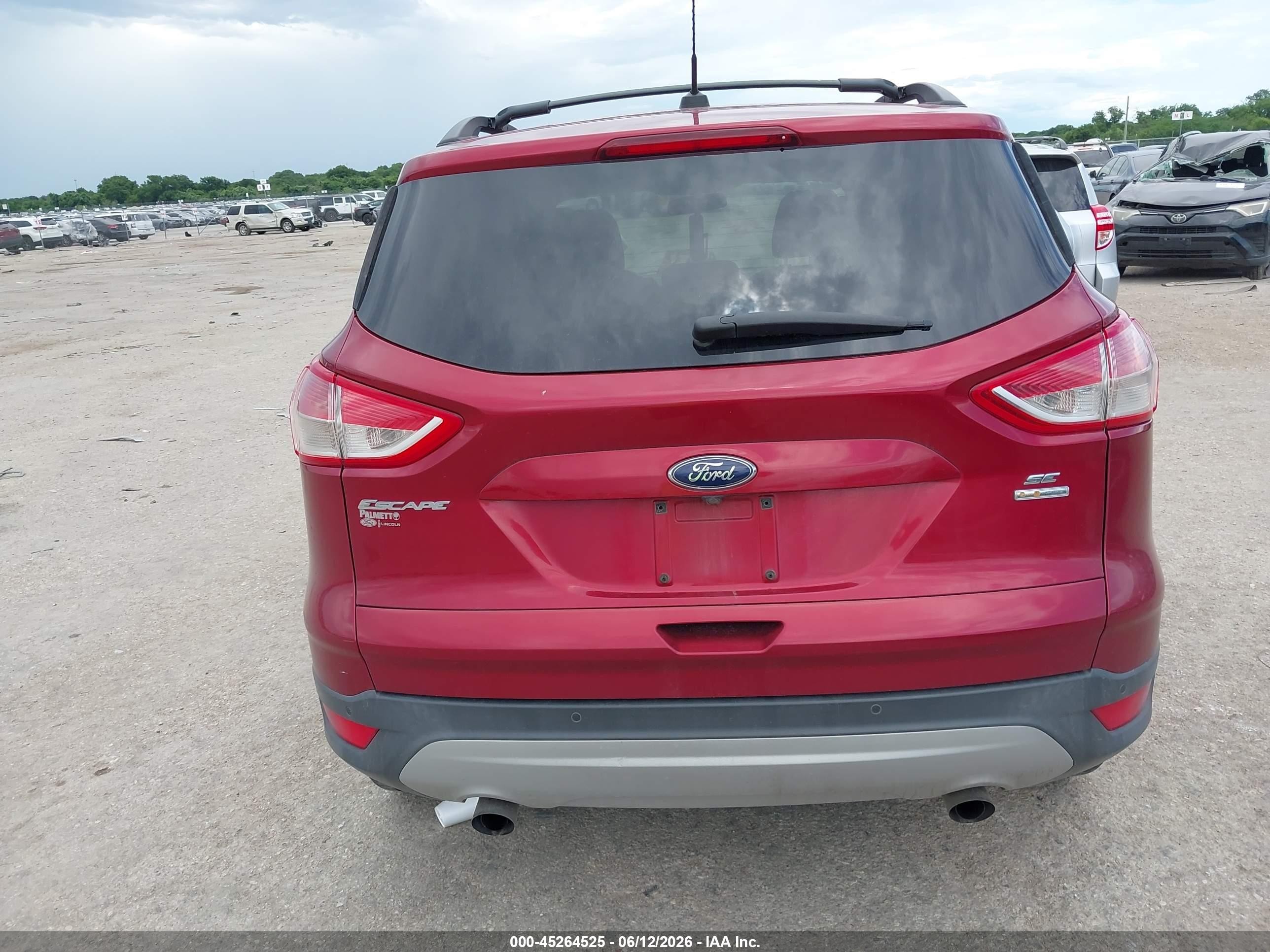 2015 Ford Escape Se Бордовый vin: 1FMCU9G99FUB77671