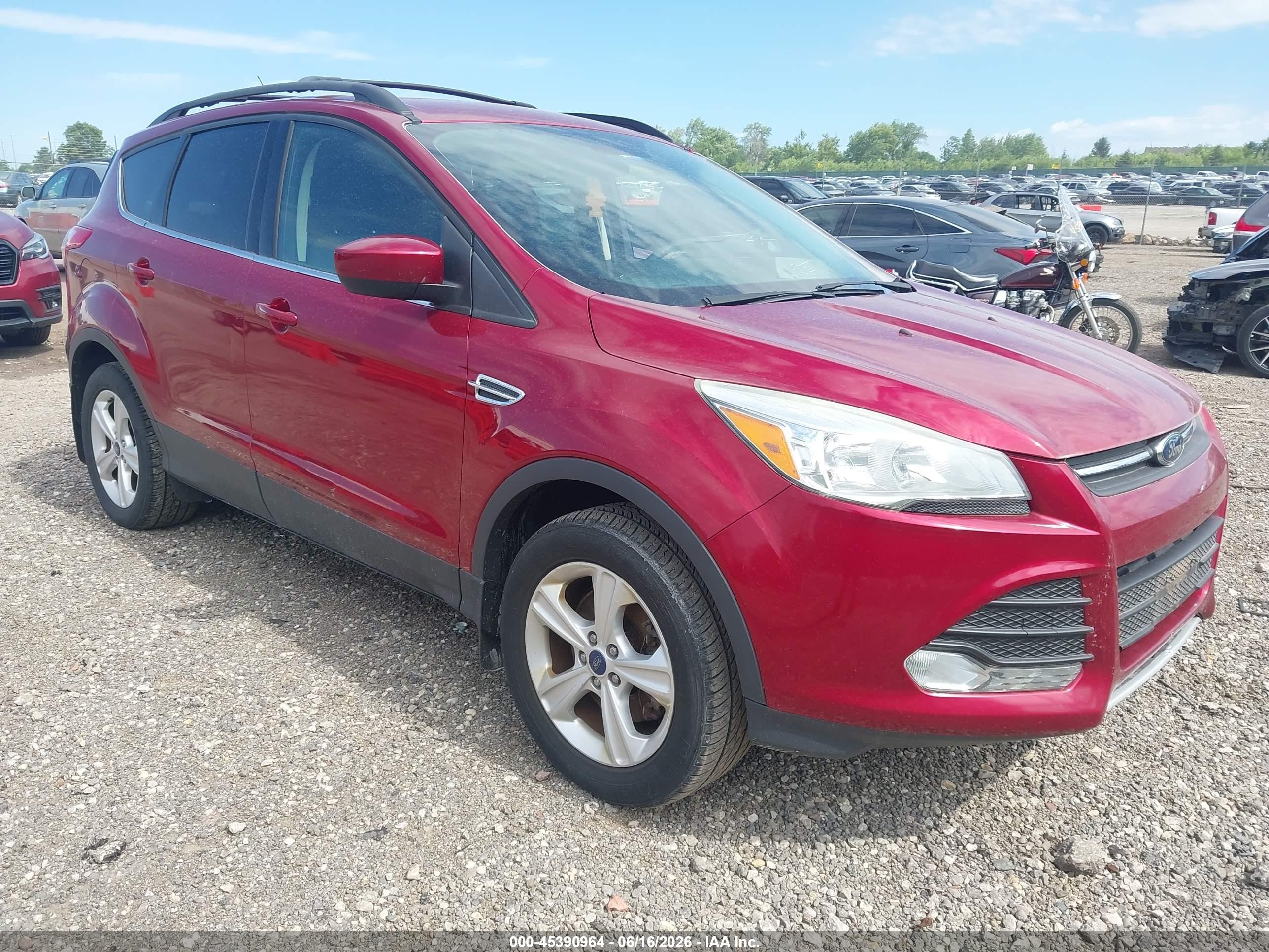 2015 Ford Escape Se Red vin: 1FMCU9G99FUC16629
