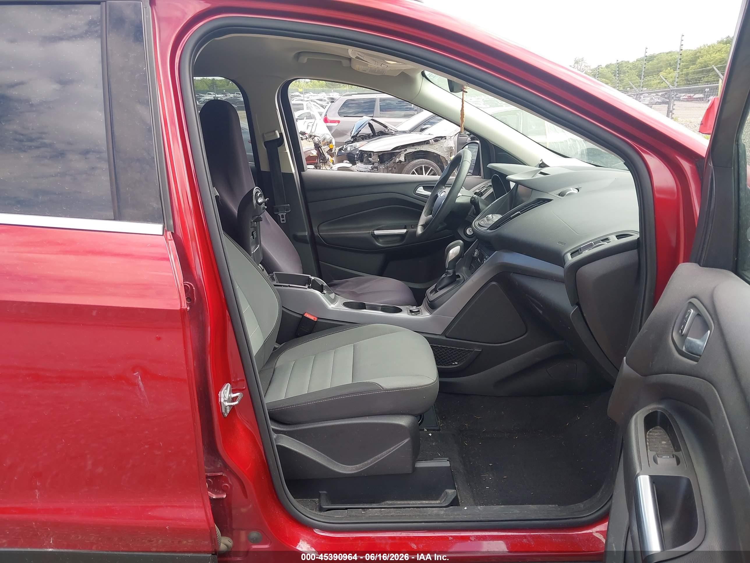 2015 Ford Escape Se Red vin: 1FMCU9G99FUC16629