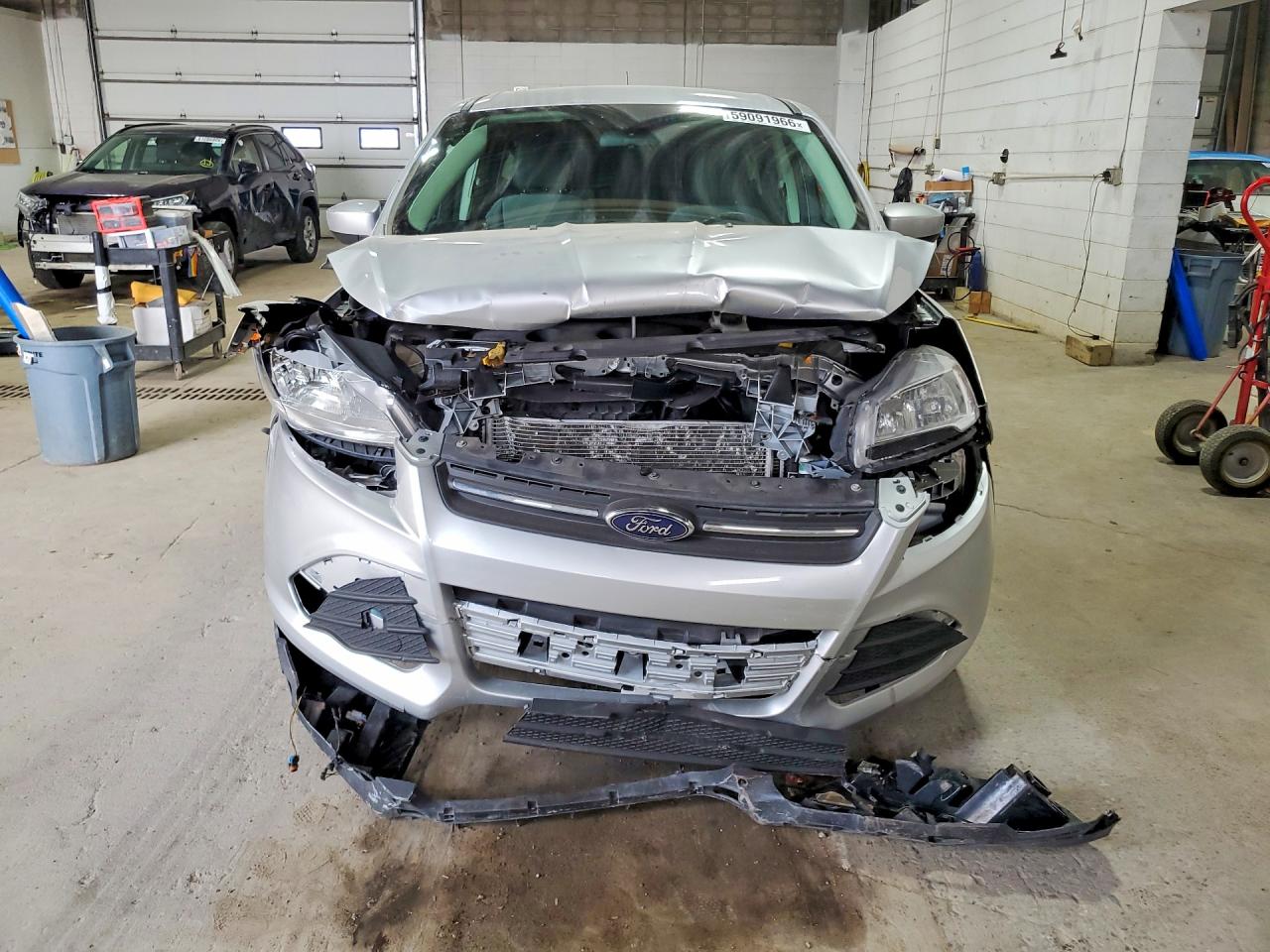 2015 Ford Escape Se Silver vin: 1FMCU9G99FUC87975