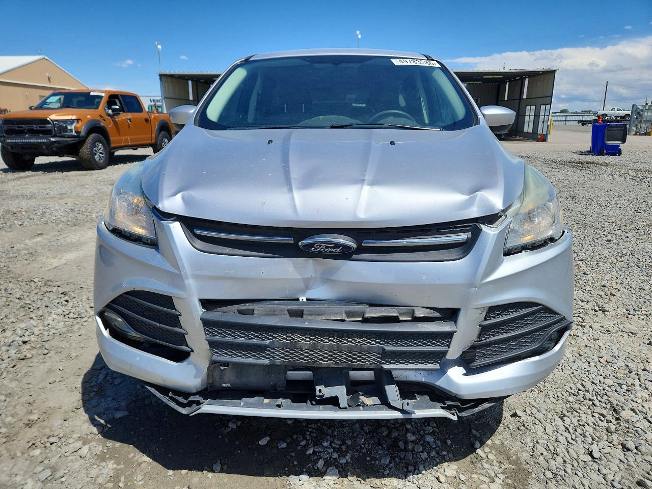 2016 Ford Escape Se Silver vin: 1FMCU9G99GUC46263