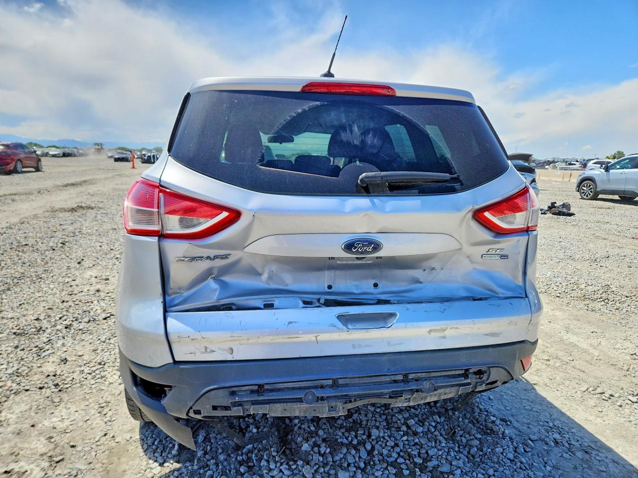 2016 Ford Escape Se Silver vin: 1FMCU9G99GUC46263