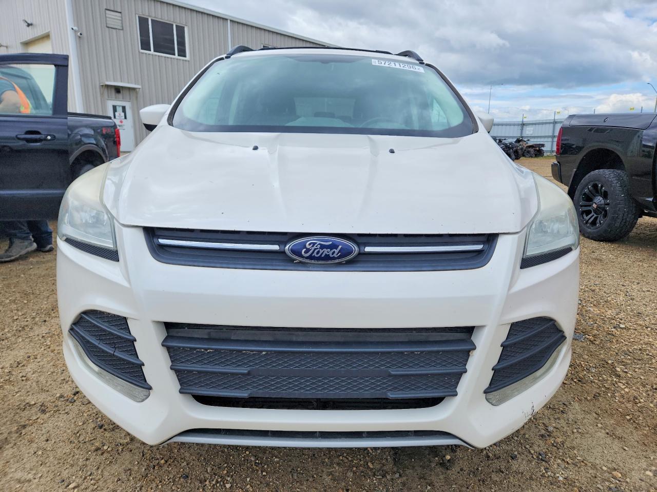 2013 Ford Escape Se White vin: 1FMCU9G9XDUB66935
