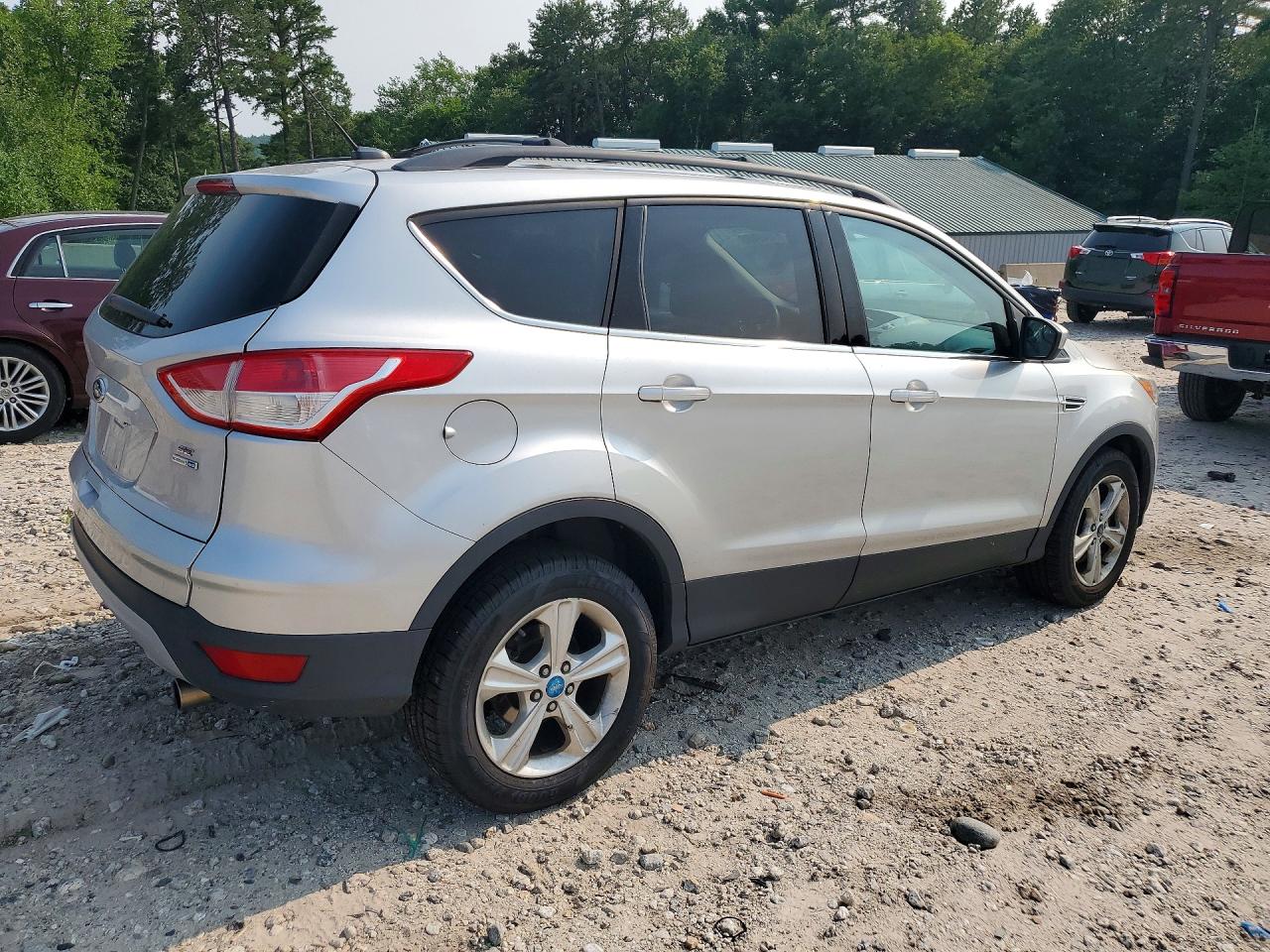 2013 Ford Escape Se Silver vin: 1FMCU9G9XDUB85274