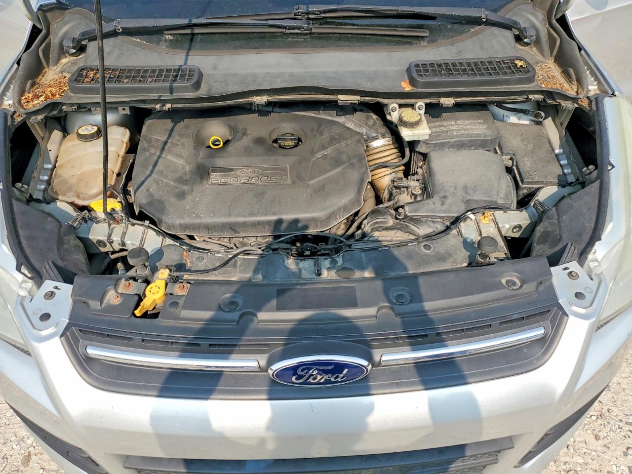 2013 Ford Escape Se Silver vin: 1FMCU9G9XDUB85274