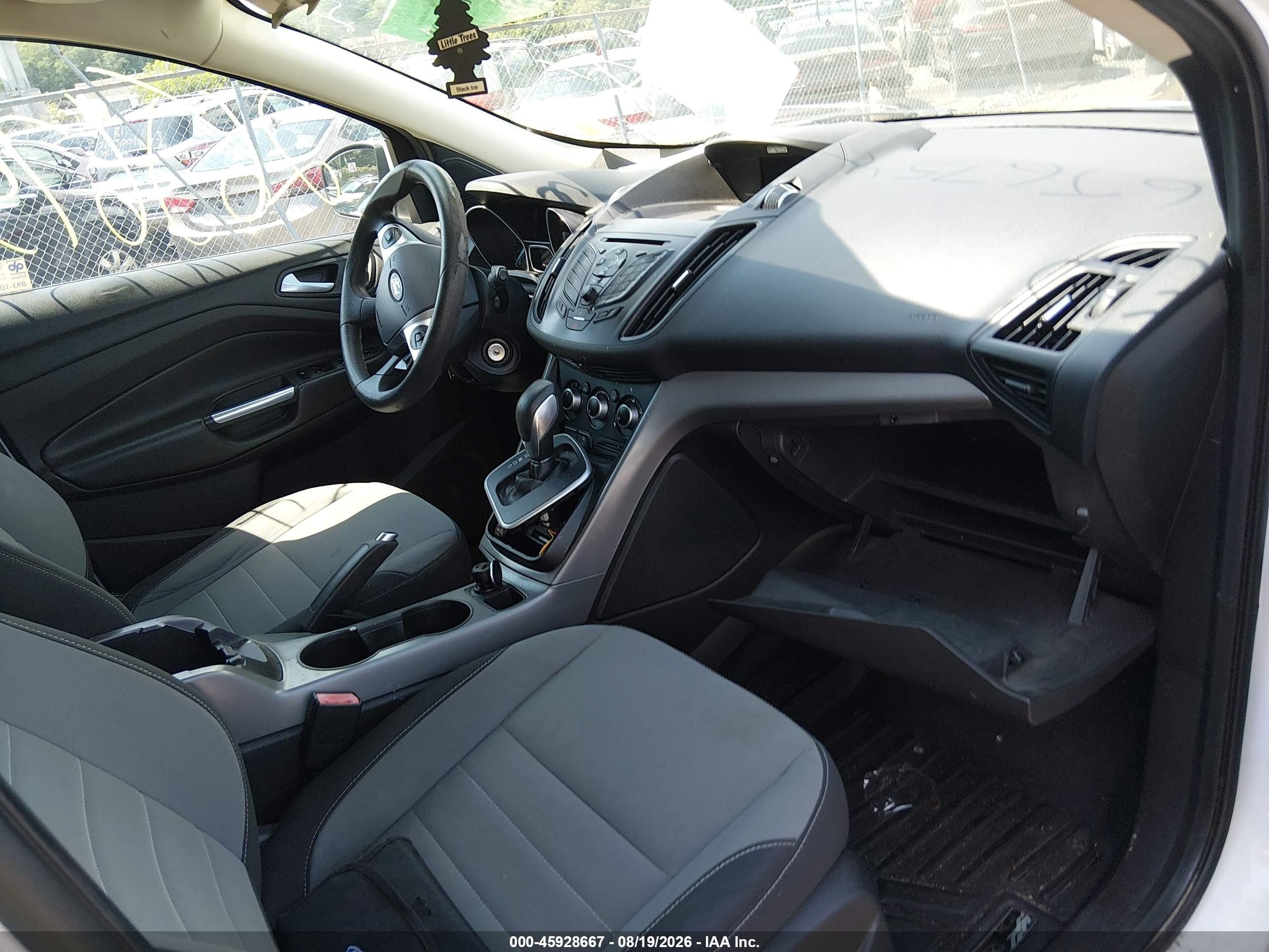 2013 Ford Escape Se White vin: 1FMCU9G9XDUD35108