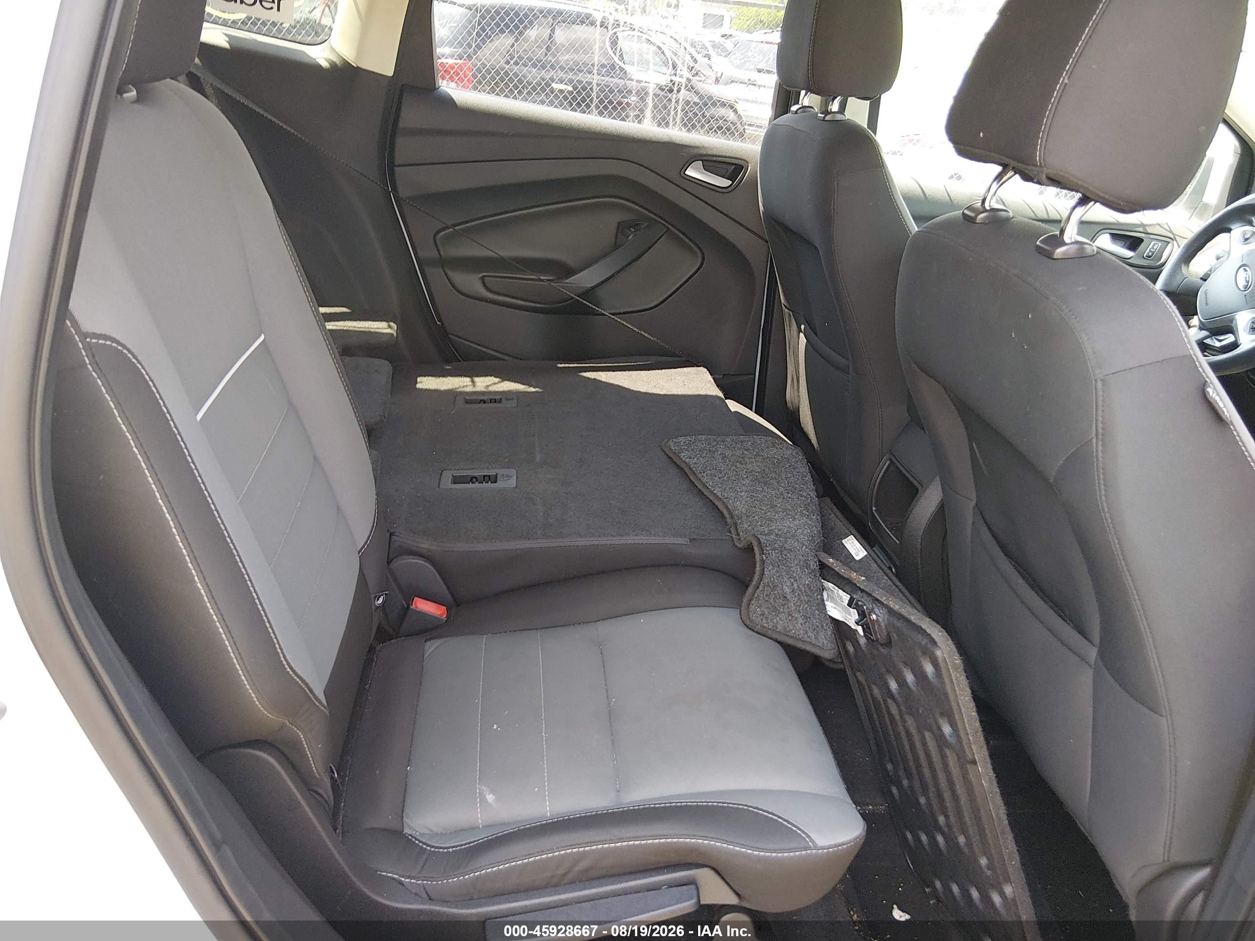 2013 Ford Escape Se White vin: 1FMCU9G9XDUD35108