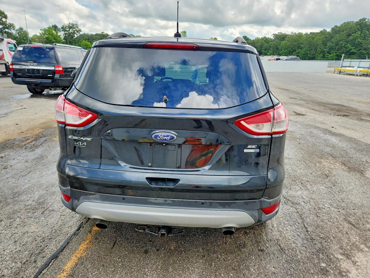 2014 Ford Escape Se Black vin: 1FMCU9G9XEUA53102