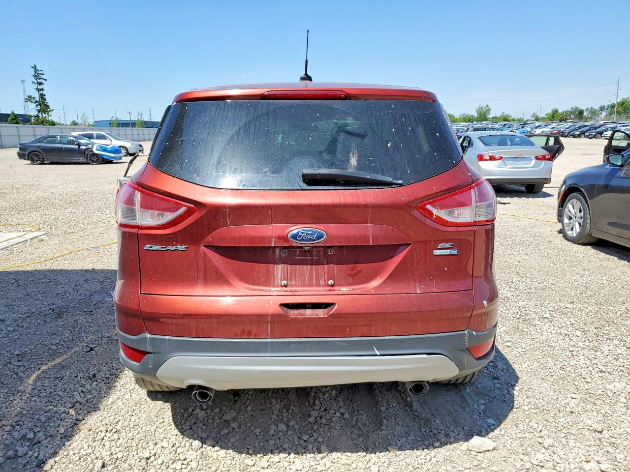 2014 Ford Escape Se Red vin: 1FMCU9G9XEUA62897