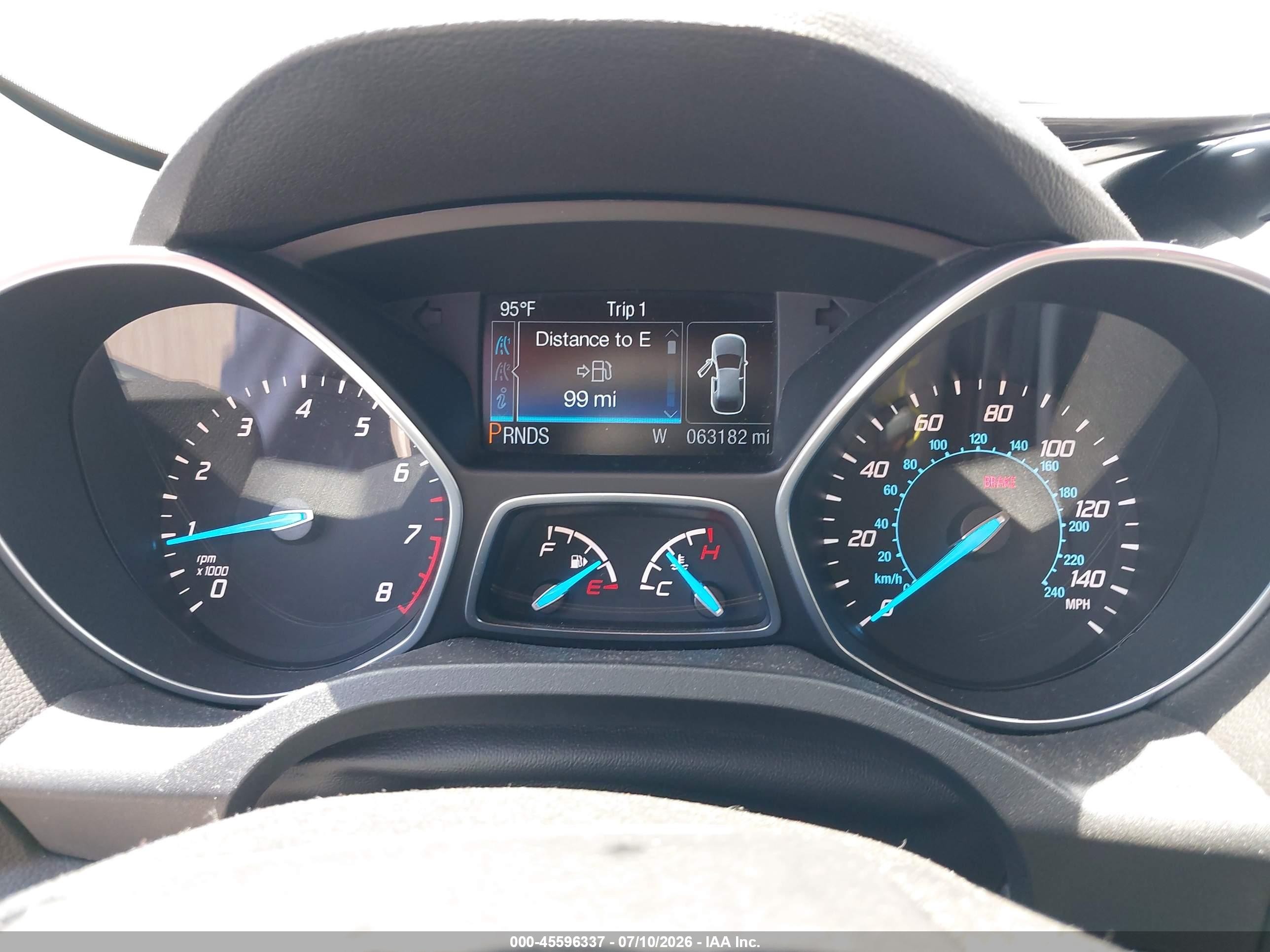 2014 Ford Escape Se White vin: 1FMCU9G9XEUA77903