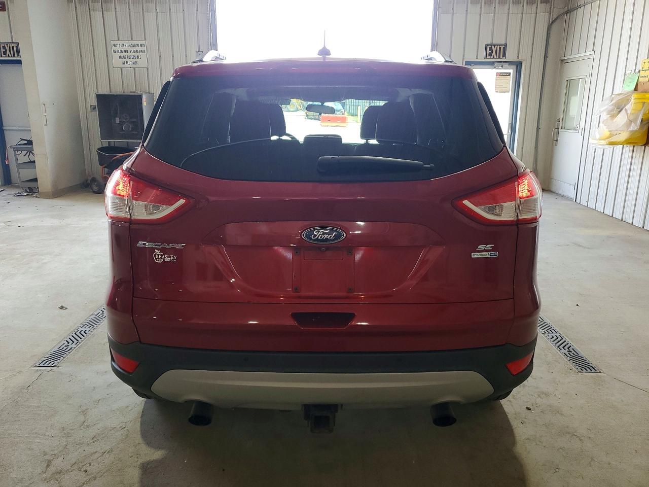 2014 Ford Escape Se Red vin: 1FMCU9G9XEUB21642