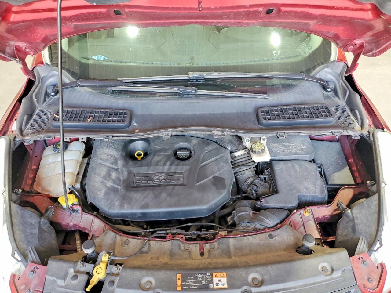 2014 Ford Escape Se Red vin: 1FMCU9G9XEUB21642