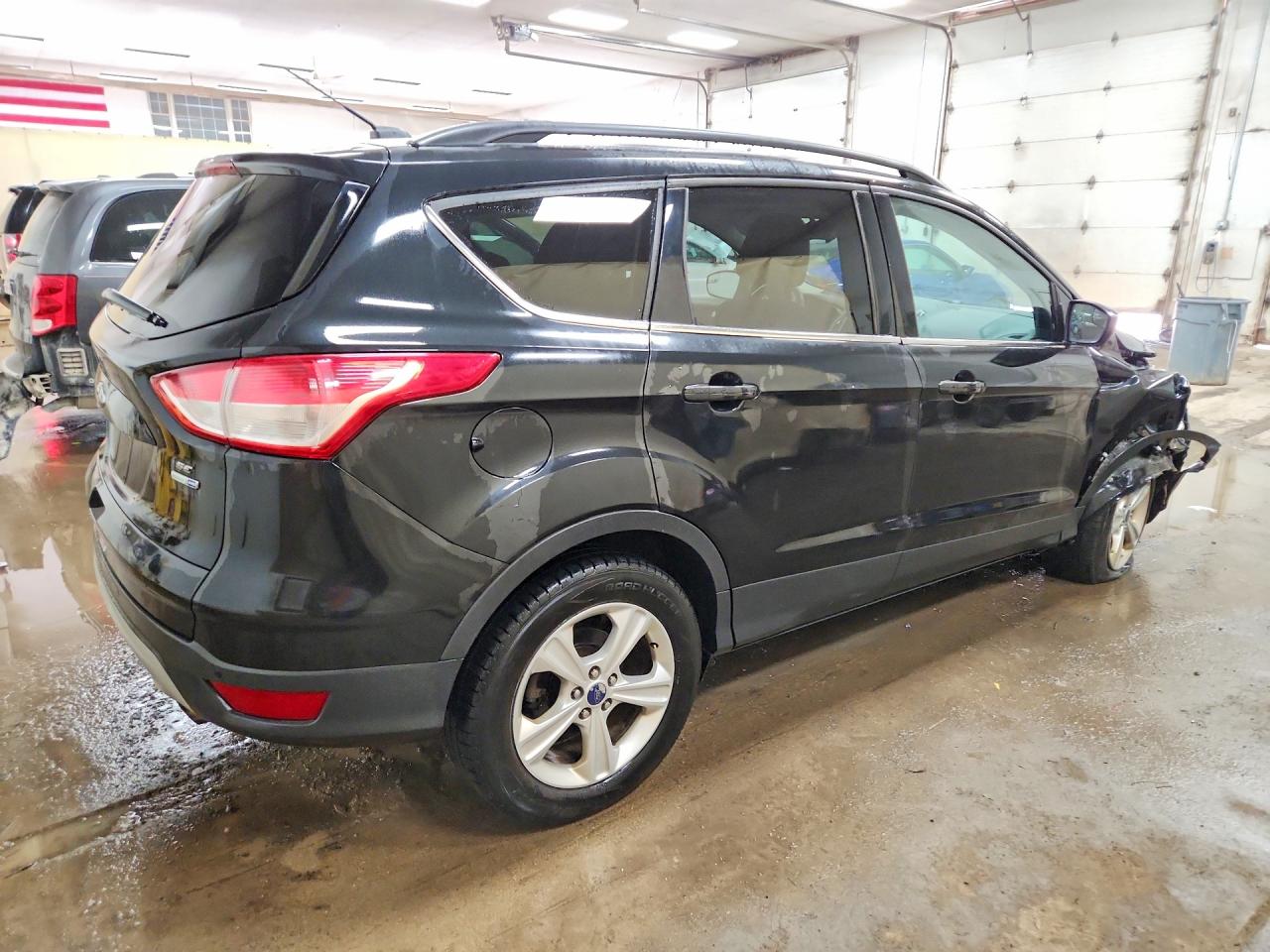2014 Ford Escape Se Black vin: 1FMCU9G9XEUC87384