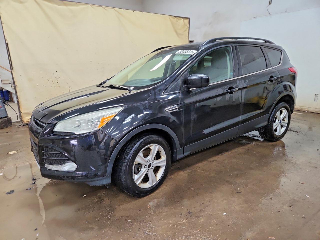 2014 Ford Escape Se Black vin: 1FMCU9G9XEUC87384