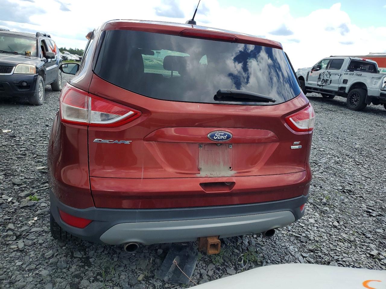 2014 Ford Escape Se Burgundy vin: 1FMCU9G9XEUE43116
