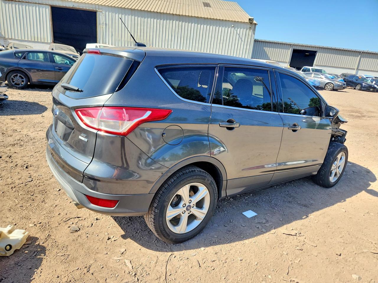 2015 Ford Escape Se Gray vin: 1FMCU9G9XFUA18352