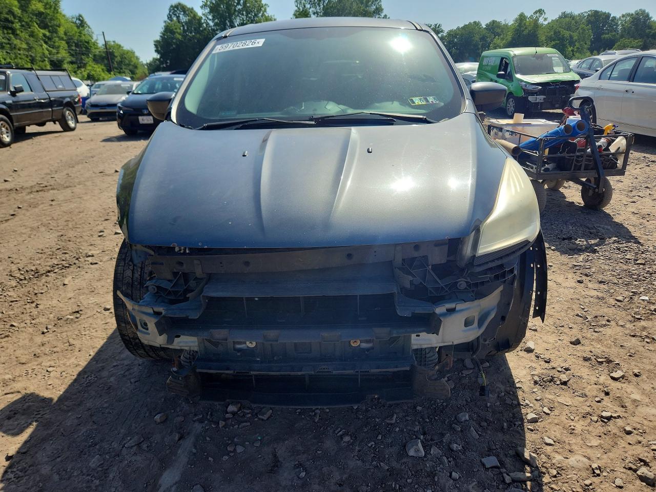 2015 Ford Escape Se Gray vin: 1FMCU9G9XFUA18352