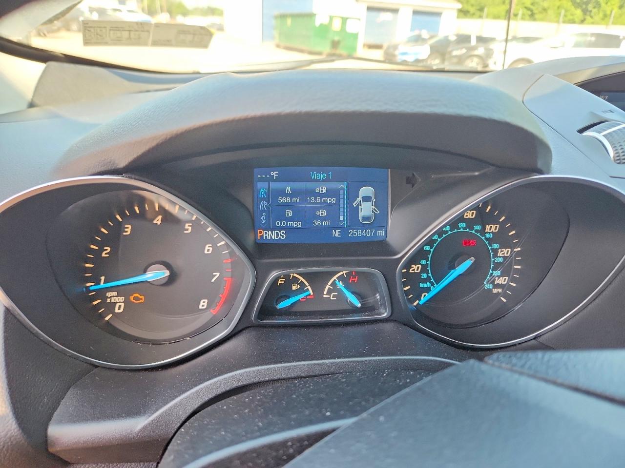 2015 Ford Escape Se Gray vin: 1FMCU9G9XFUA18352