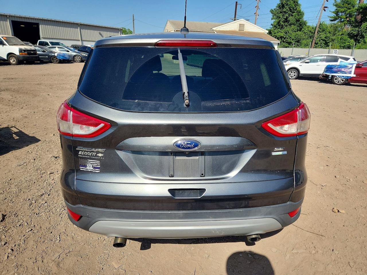 2015 Ford Escape Se Gray vin: 1FMCU9G9XFUA18352