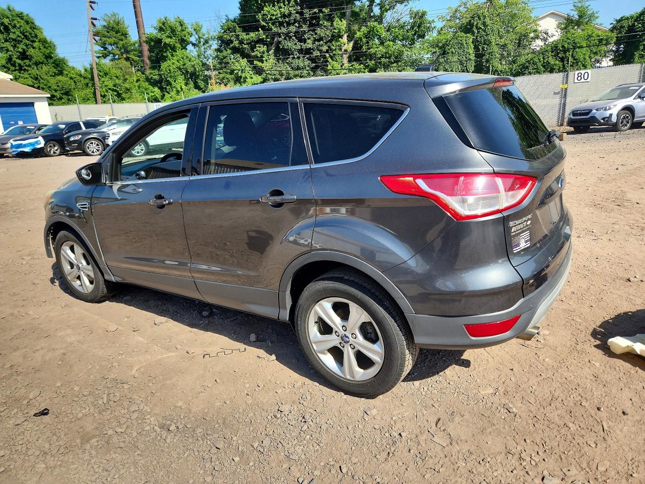 2015 Ford Escape Se Gray vin: 1FMCU9G9XFUA18352
