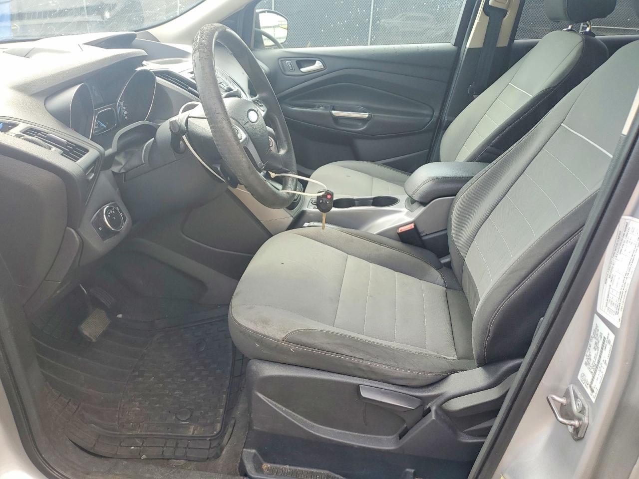 2015 Ford Escape Se Silver vin: 1FMCU9G9XFUA47270