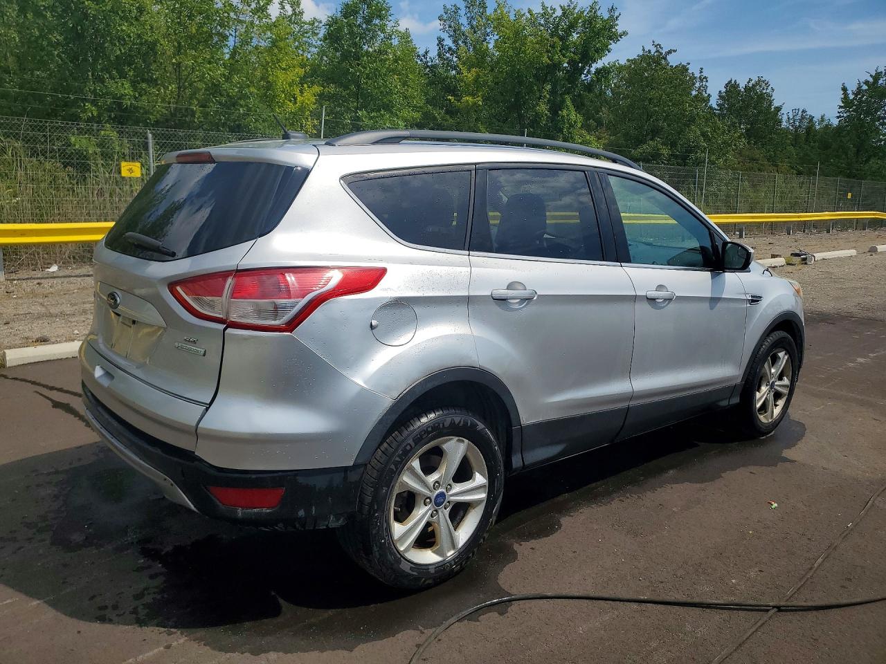2015 Ford Escape Se Silver vin: 1FMCU9G9XFUA47270