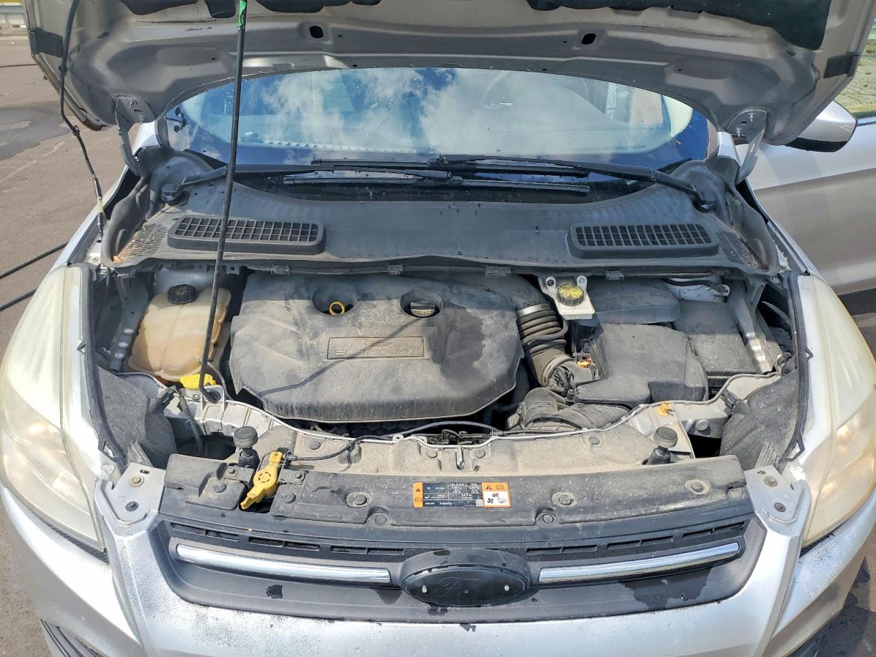 2015 Ford Escape Se Silver vin: 1FMCU9G9XFUA47270