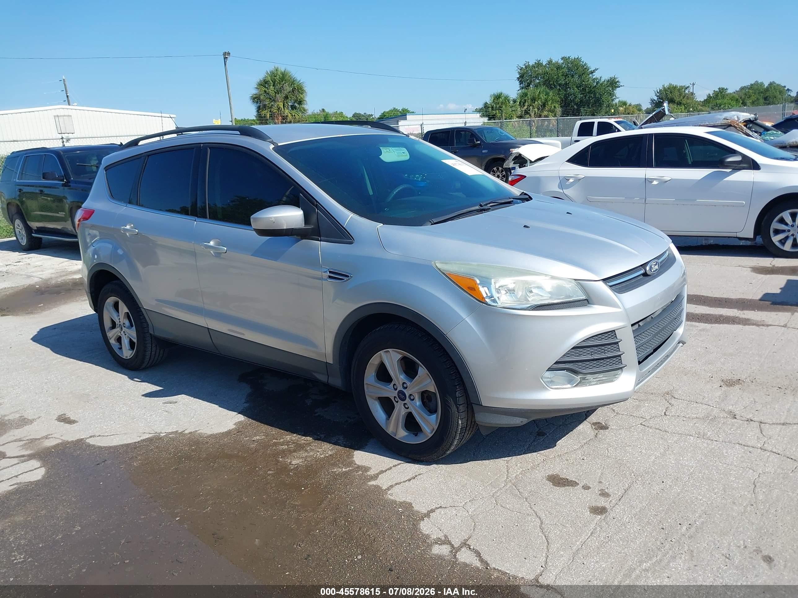 2015 Ford Escape Se Silver vin: 1FMCU9G9XFUB53668