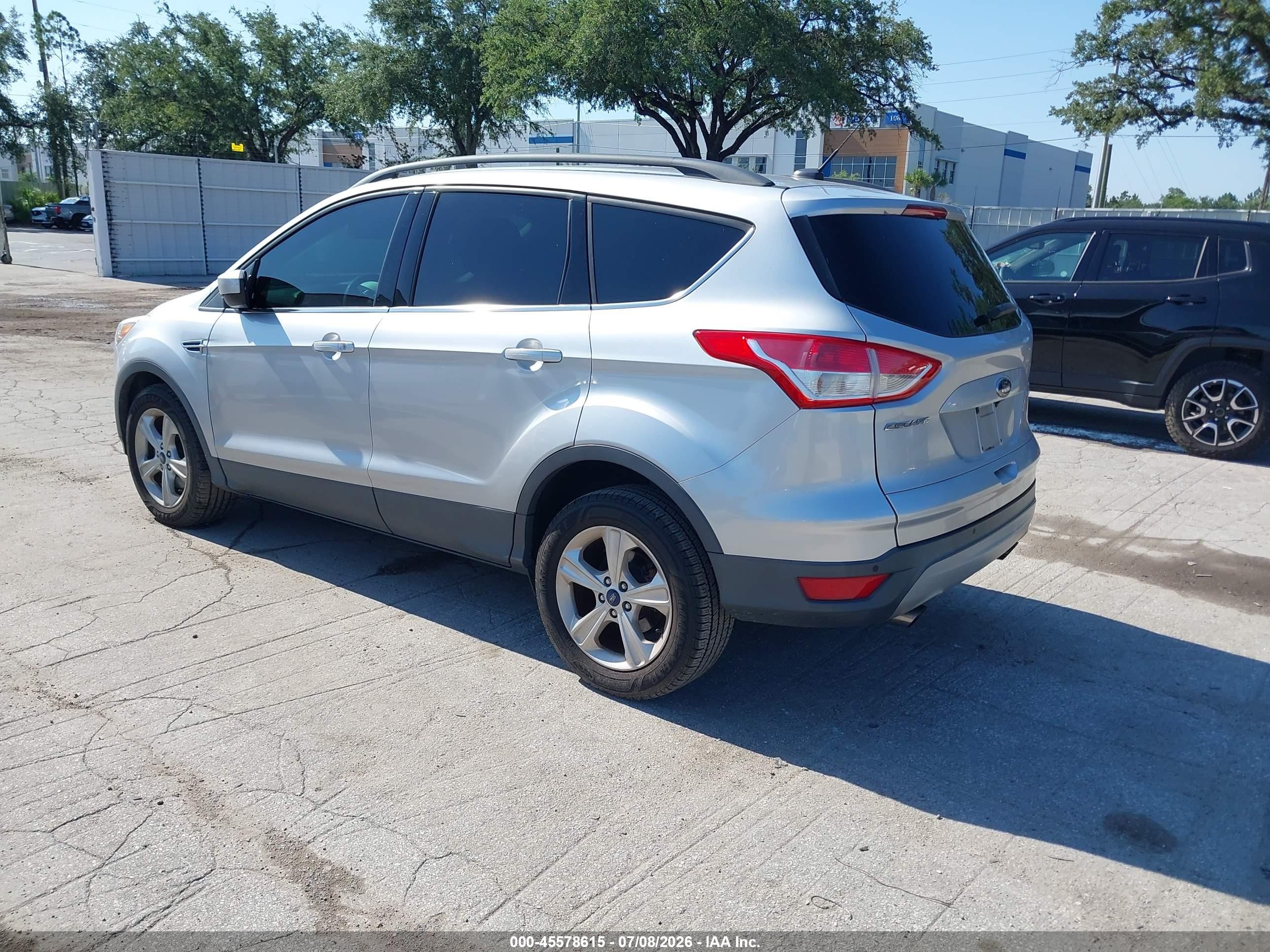 2015 Ford Escape Se Silver vin: 1FMCU9G9XFUB53668