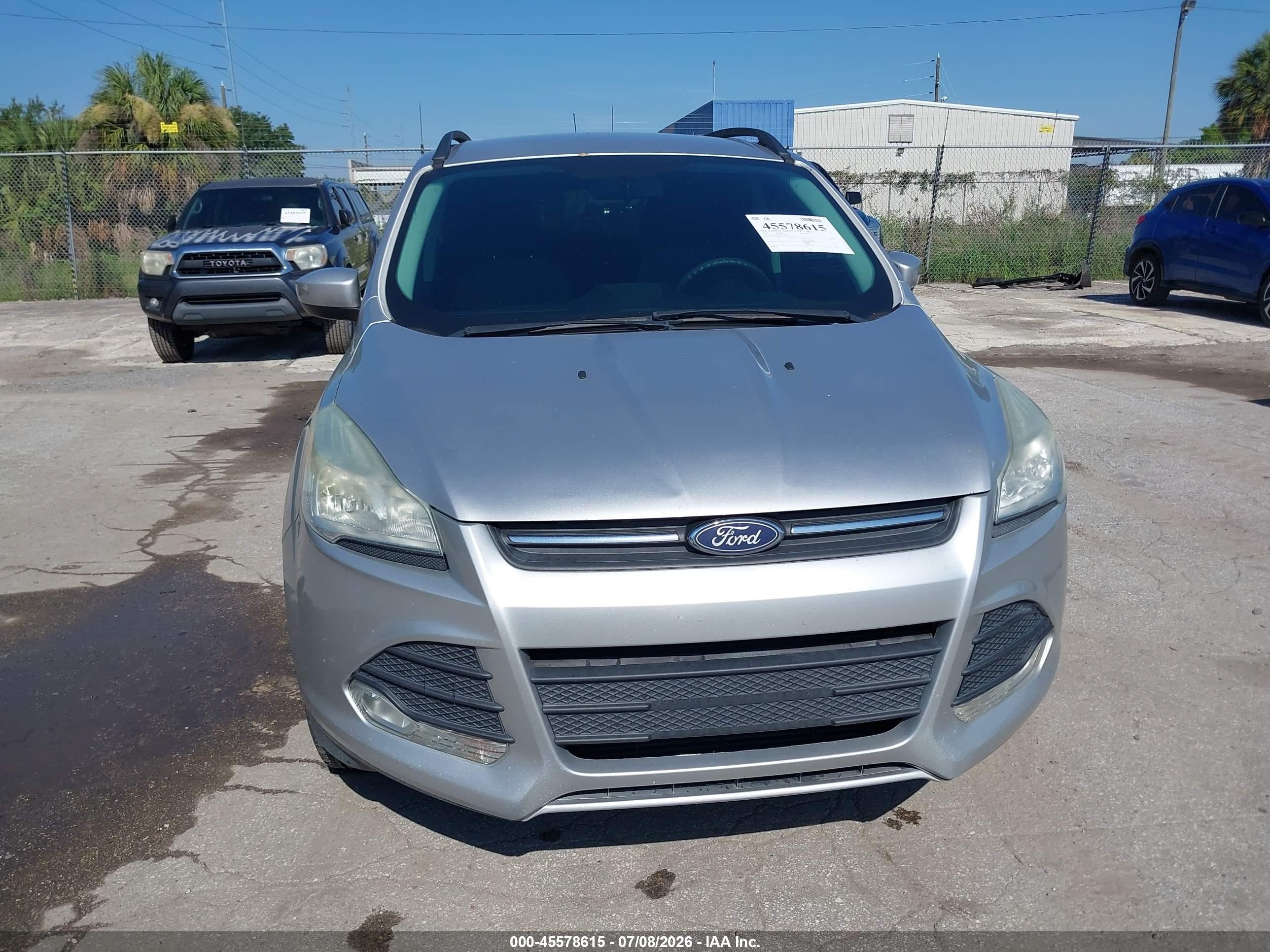 2015 Ford Escape Se Silver vin: 1FMCU9G9XFUB53668