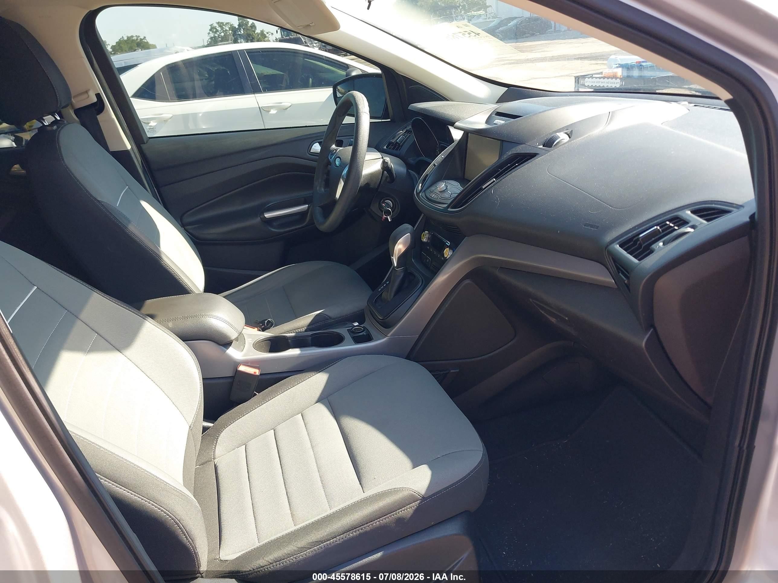 2015 Ford Escape Se Silver vin: 1FMCU9G9XFUB53668