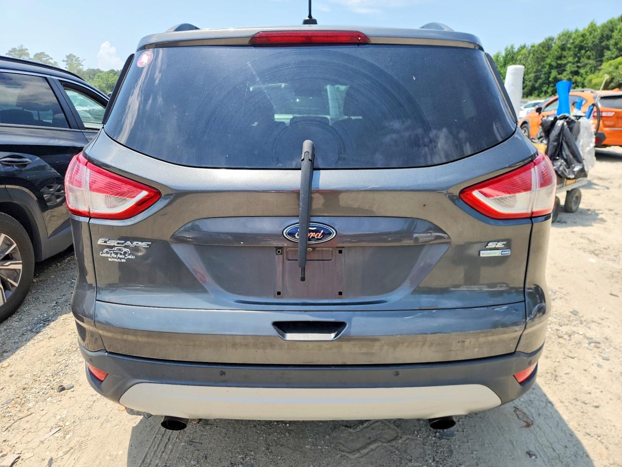2015 Ford Escape Se Gray vin: 1FMCU9G9XFUB97346