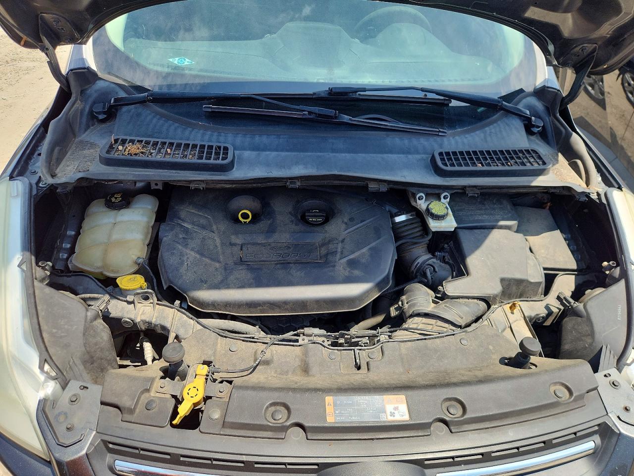 2015 Ford Escape Se Gray vin: 1FMCU9G9XFUB97346