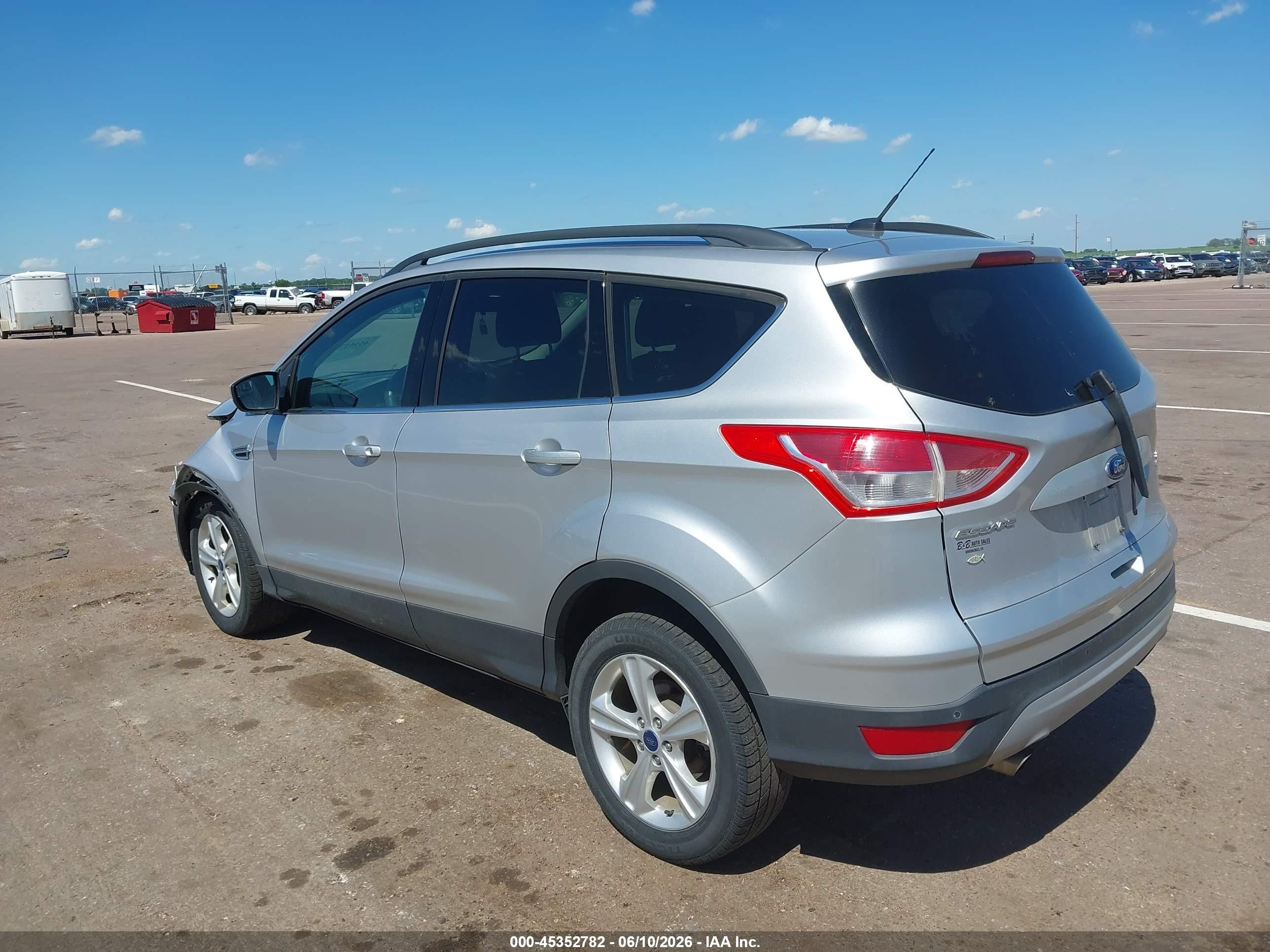 2015 Ford Escape Se Silver vin: 1FMCU9G9XFUC06403