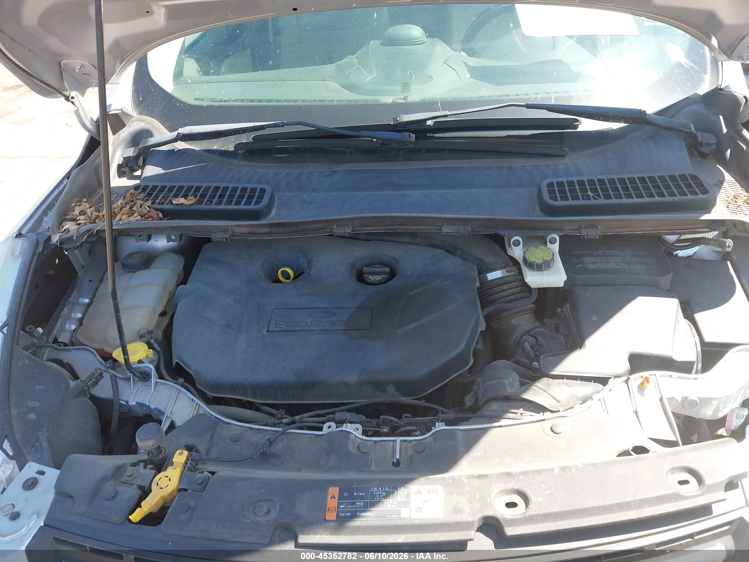 2015 Ford Escape Se Silver vin: 1FMCU9G9XFUC06403