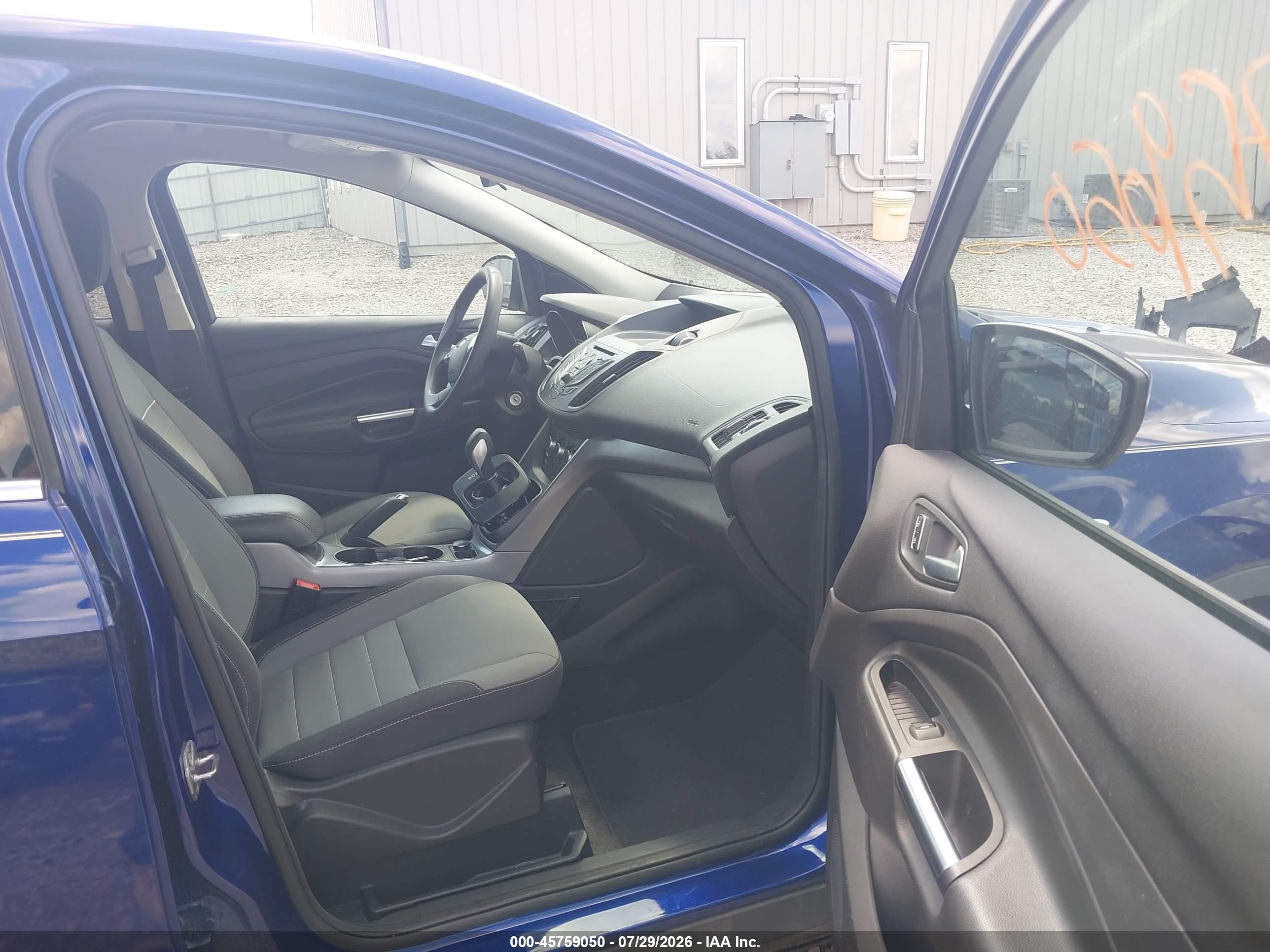 2015 Ford Escape Se Blue vin: 1FMCU9G9XFUC44066