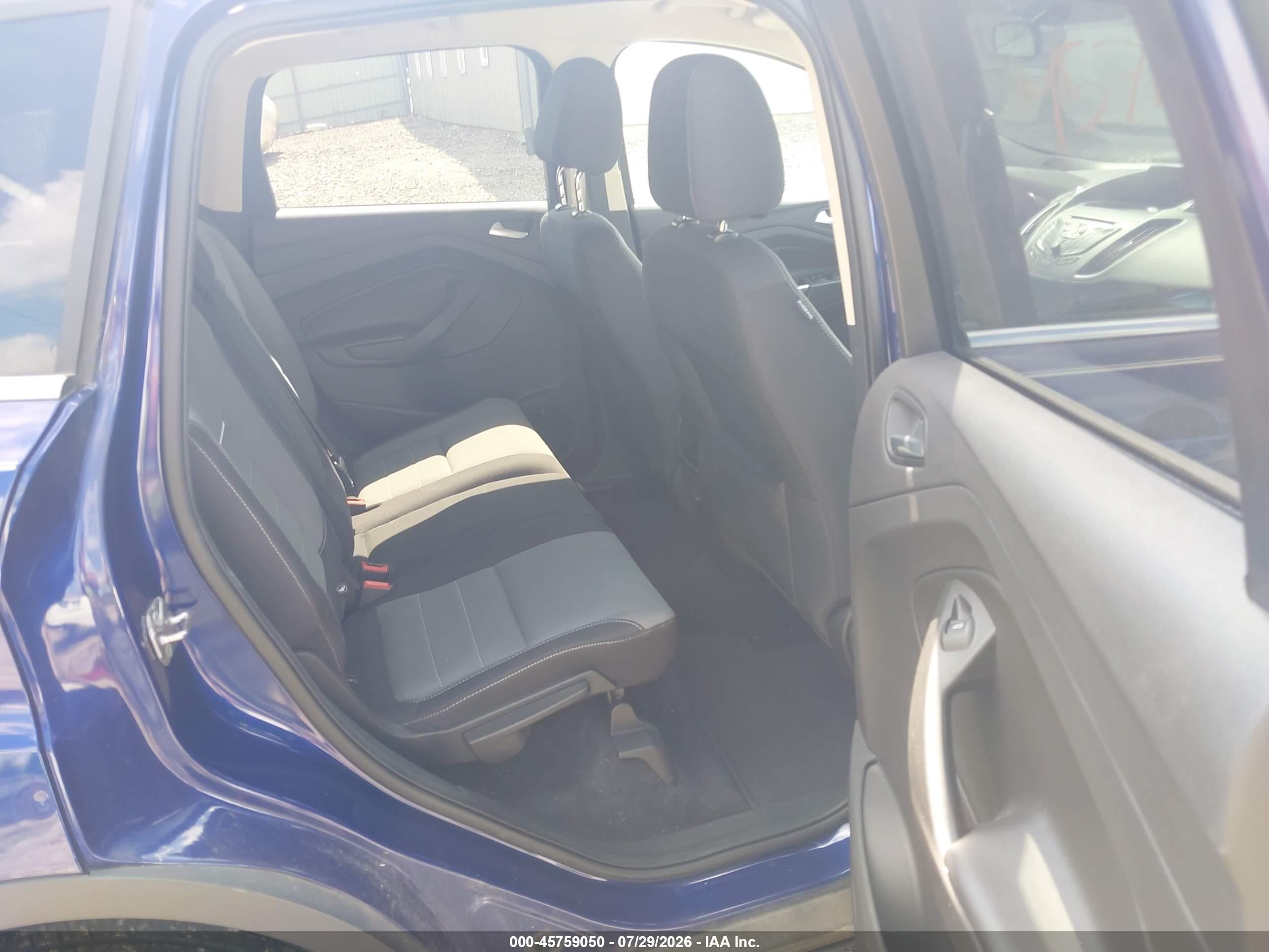2015 Ford Escape Se Blue vin: 1FMCU9G9XFUC44066