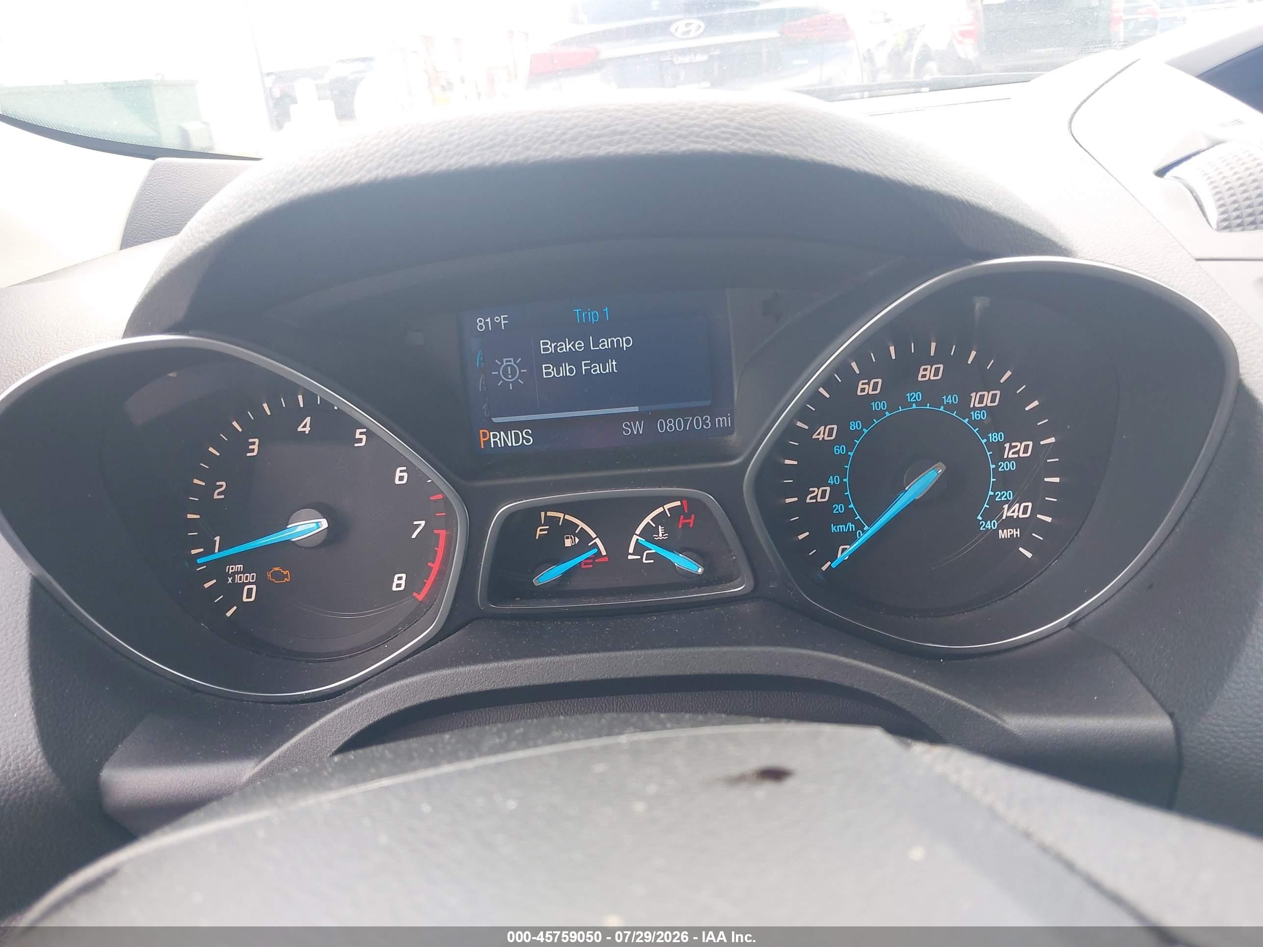 2015 Ford Escape Se Blue vin: 1FMCU9G9XFUC44066