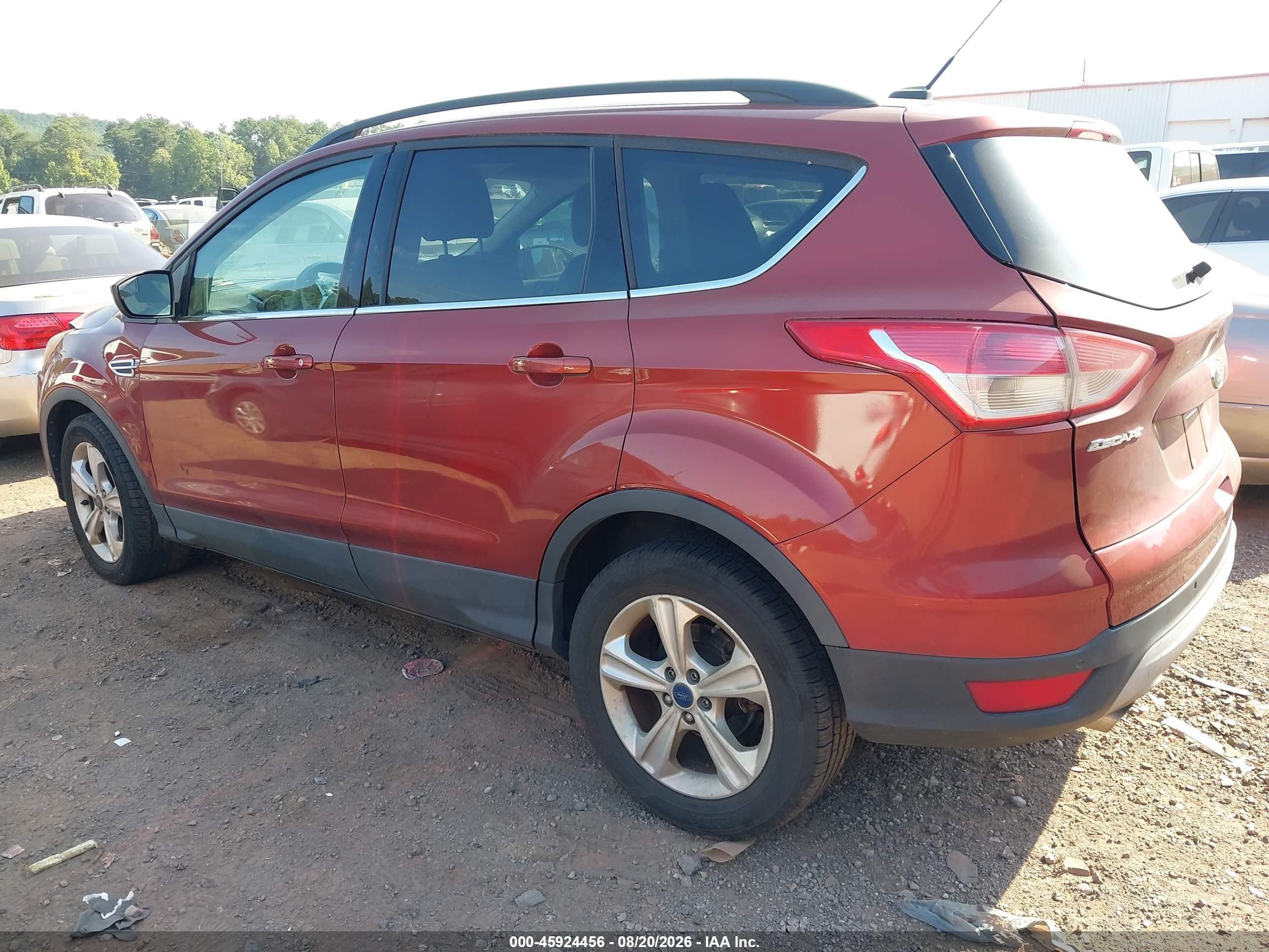2015 Ford Escape Se Orange vin: 1FMCU9G9XFUC82753