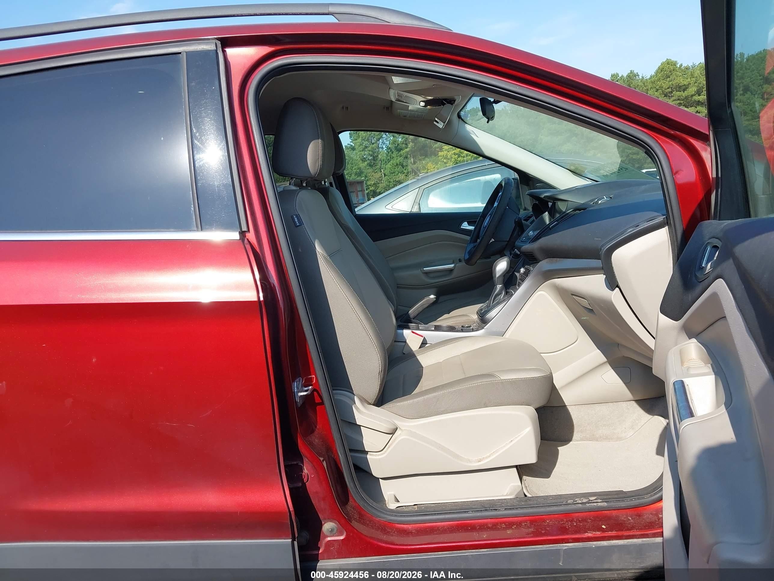 2015 Ford Escape Se Orange vin: 1FMCU9G9XFUC82753