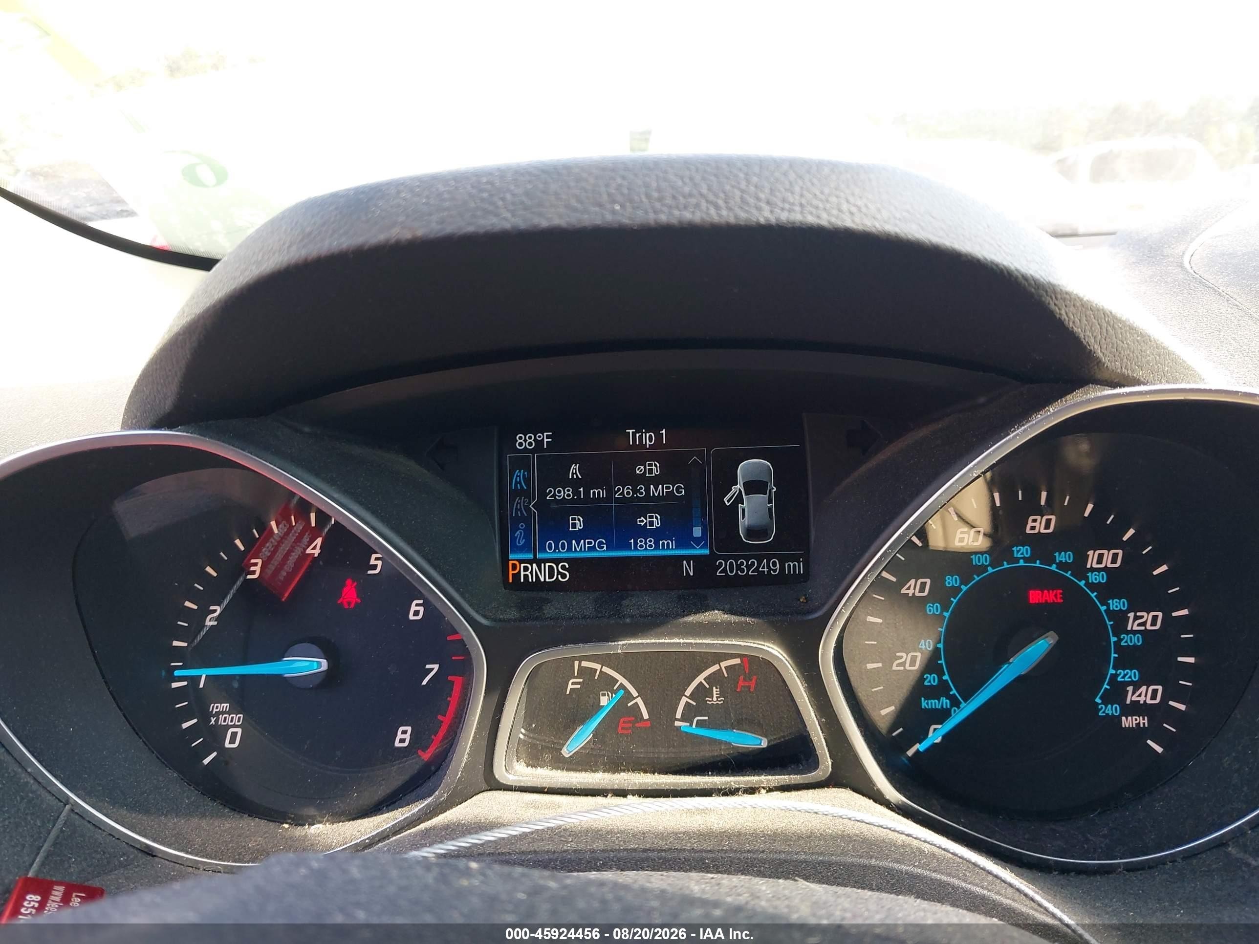 2015 Ford Escape Se Orange vin: 1FMCU9G9XFUC82753
